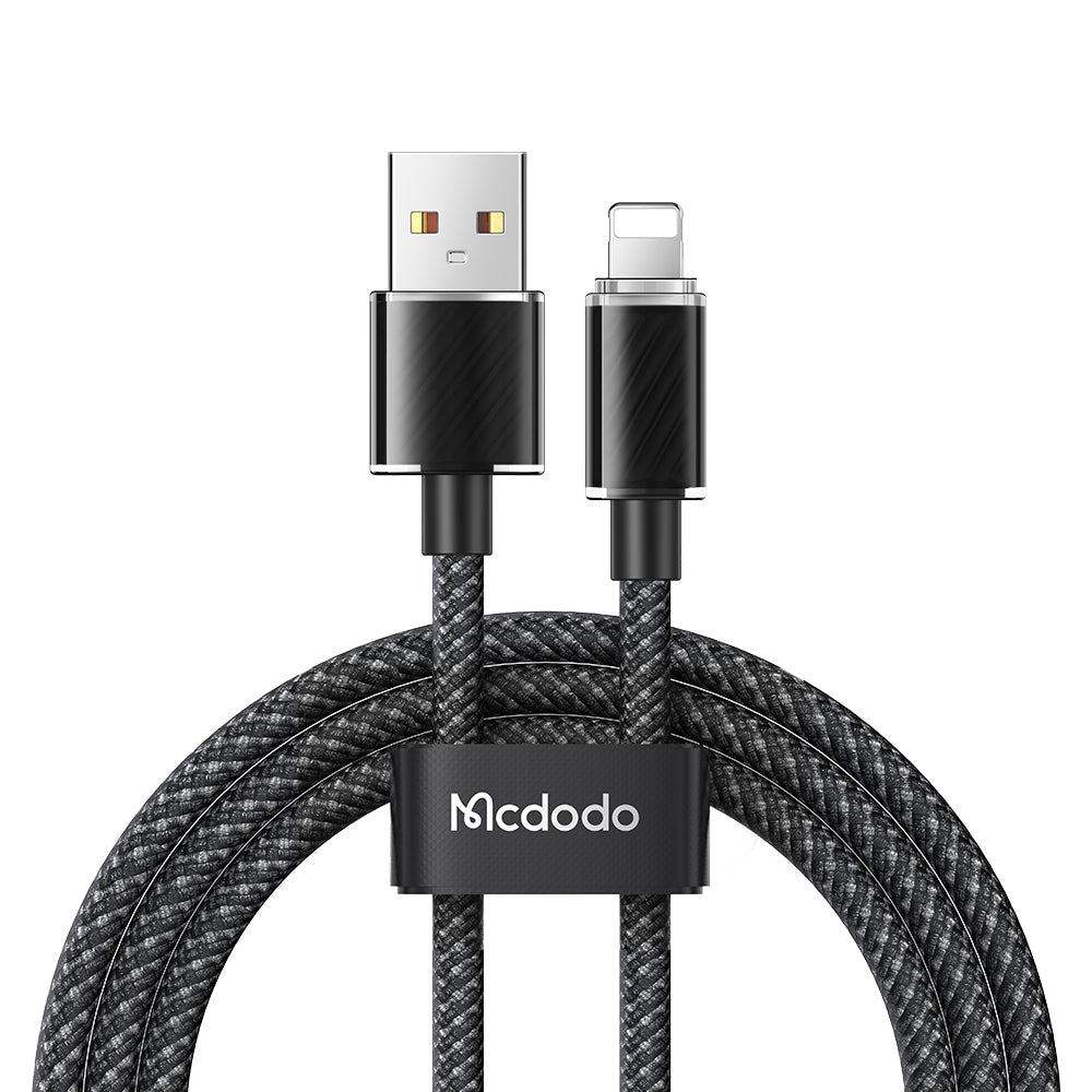 Mcdodo CA3642 Dichromatic Series Lightning USB Data Cable Compatible For iPhone (1.2m/2.0m)