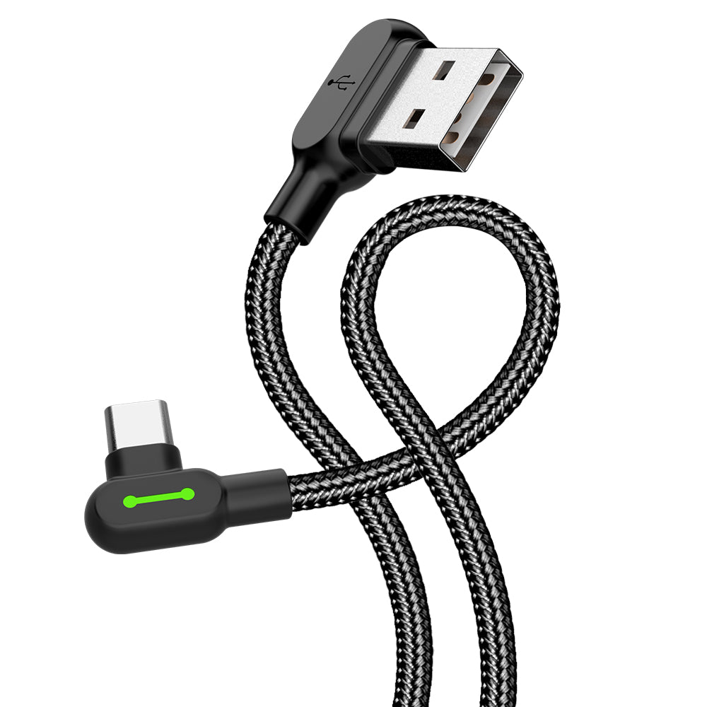 Mcdodo CA5280 2A 90 Degree USB AM to Type-C Data Cable (0.5m/1.2m/1.8m/3.0m)