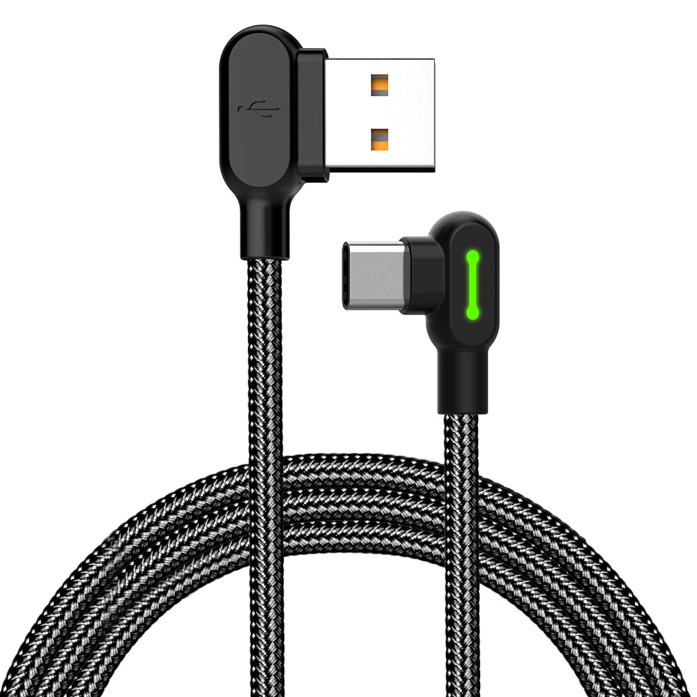 Mcdodo CA5280 2A 90 Degree USB AM to Type-C Data Cable (0.5m/1.2m/1.8m/3.0m)