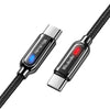 Mcdodo CA6190 Smart Series Auto Power Off USB to Type-C Data Cable (1.0m/1.5m)