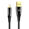 Mcdodo CA8060 Shark Series 3A Auto Power Off Lightning Cable Compatible For iPhone (1.2m/1.8m)