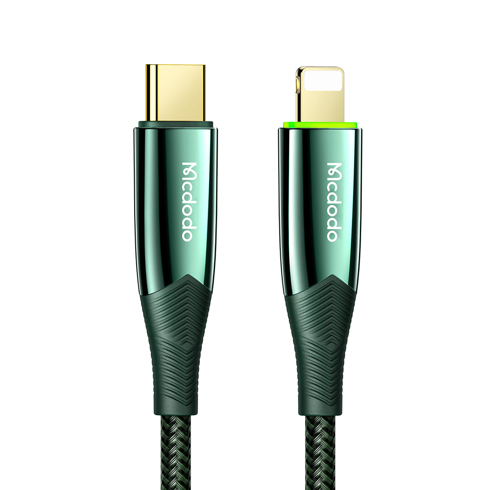 Mcdodo CA8560 Shark Series Auto Power Off Type-C to Lightning Data Cable (1.2m/1.8m)