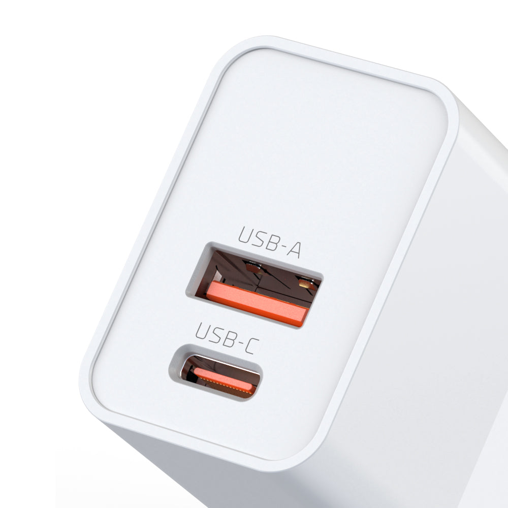 Mcdodo CH1300 Hydrogen Series 20W PD+QC Type C + USB Dual Ports Wall Charger (UK Plug)