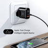 Mcdodo CH7231 20W Fast Charging Dual Port Type-C + USB Wall Charger + Type C to Lightning Cable Set (UK Plug)